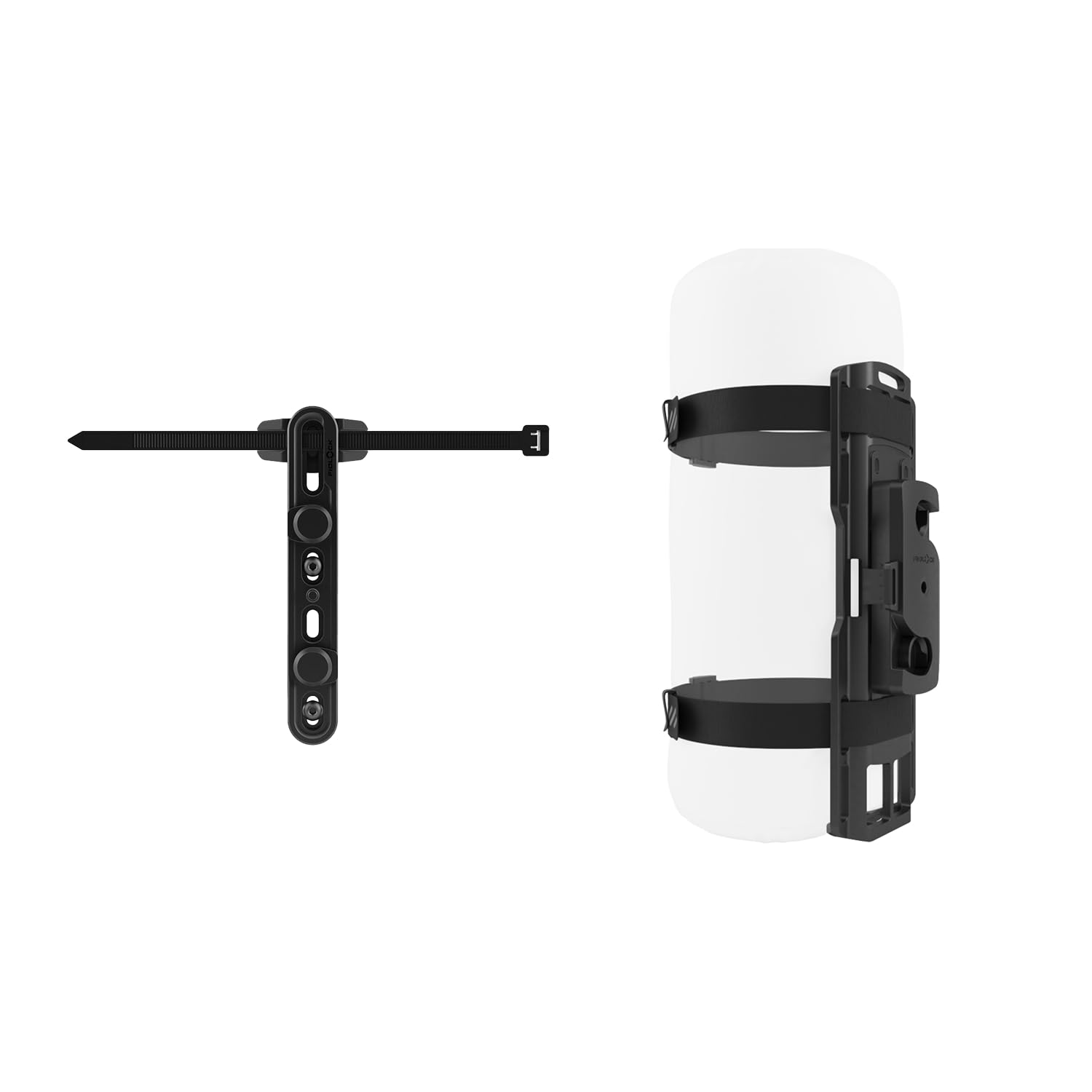 Fidlock Vario Base + Uni Connector XL - Zur Anbringung von Schlafsack bikepacking etc. an Gewindebuchsen und Fahrradgabel