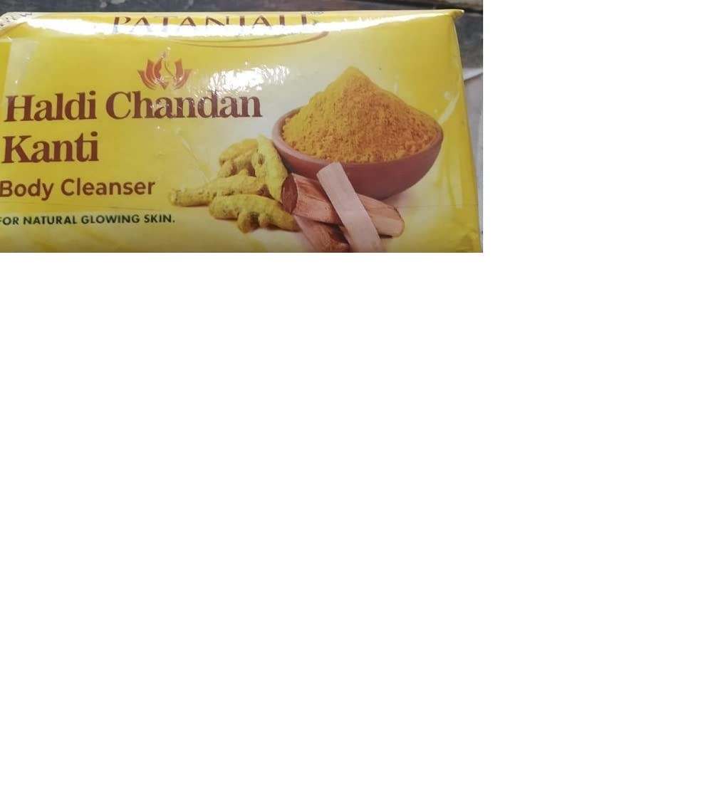 Patanjali Haldi Chandan Kanti Body Cleanser, 150g [Pack of 6]-