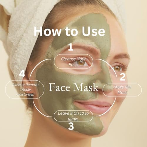 Image of Utkristh Khadi Rice Water Face Mask 100 gm | Pure & Ayurvedic | For Pigmentation, Dark Spots & Wrinkles & Fine Lines | Deep Cleansing for Glowing Skin | All Skin Types | Face Mask for Men & Women