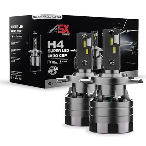 Faros LED H4 para rutas nocturnas seguras y exploración off road con luz de 6000K 4