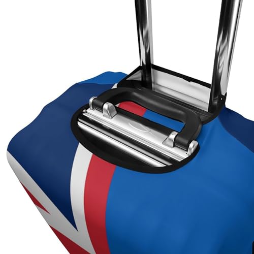 Image of Ukraine UK Friendship Polyester Suitcase Cover Washable Luggage Cases Elastic Suitcases Protector XL