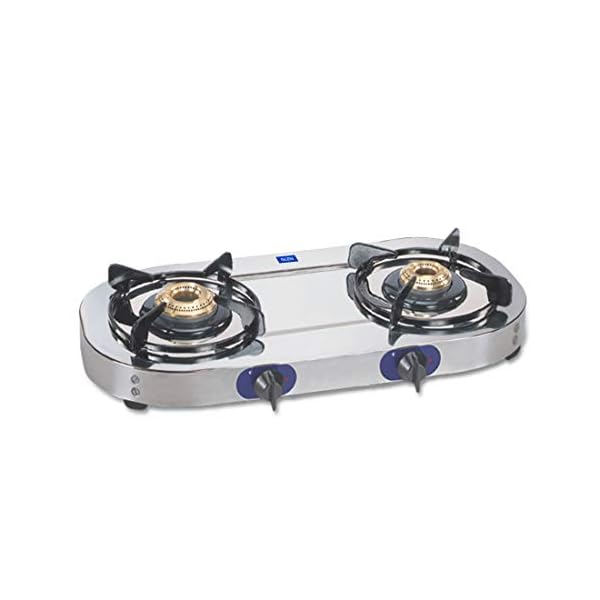 Glen 2 Burner Stainless Steel LPG Gas Stove