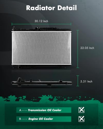 Image of SCITOO Engine Coolant Radiator compatible with Ford EcoSport