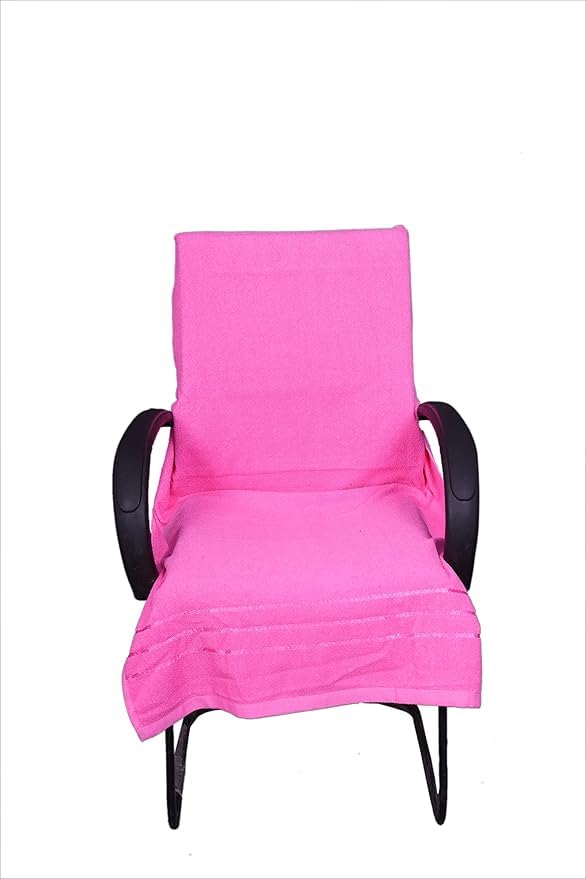 Image of Car Seat Towel Cover, Universal Size 76x152 cm, Soft and Comfortable Seat Protector for All Cars, Single Pack of 1 (1, Ch Pink, 30x60inc.)