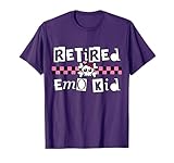 Elder Emo Forever Pink Skull 2000s Punk a Retired Emo Kid T-Shirt