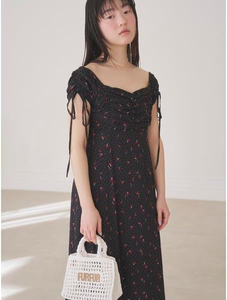 Amazon.co.jp: [ファーファー] チェリー柄プリントワンピース