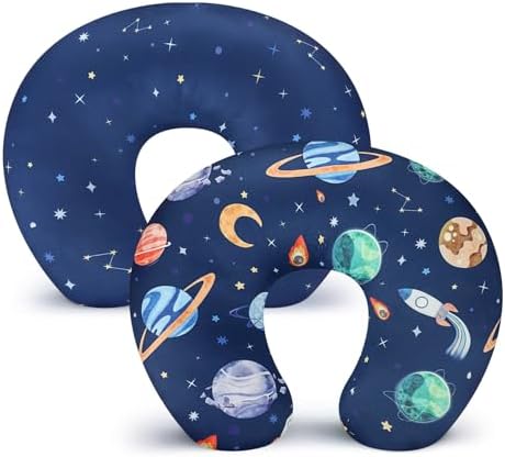 Pea Pod 2 Pack Nursing Pillow Cover, Outer Space
