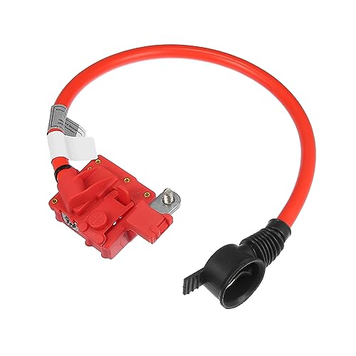 Safety Recall 20V‐761 48‐Volt Battery Connections - 2021 BMW 5 VekAuto No.61129217035 Positive Battery Terminal Cable for BMW 528i 535i 2011-2016 Red Fuse Blow Off Cable Lead Wire Plus Pole