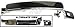 APDTY 92179 Exterior Door Handle Front Left Chrome Replaces 80640-CA012, 80640CA012