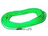 Schleppleine aus Biothane Mystique mit Standard Karabiner in neongrün