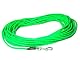 Schleppleine aus Biothane Mystique mit Standard Karabiner in neongrün