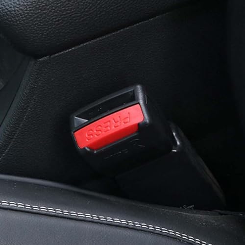 Anschnaller Adapter Auto Gurtadapter Stecker VerläNgerung, Gurtschloss Adapter, Anschnaller Verlängerung Autogurt Stecker, grau Gurtschloss Adapter für LKW Pkw Transporter (02-Leuchtend 2pc)