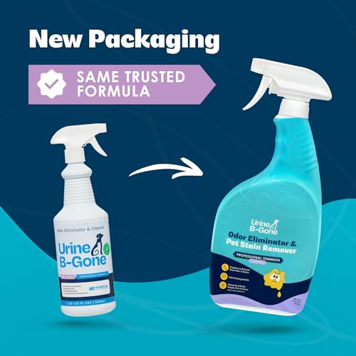 Image of Urine B-Gone Enzyme Cleaner for Human & Pet Urine, Lavender, 32 oz, 2-Pack