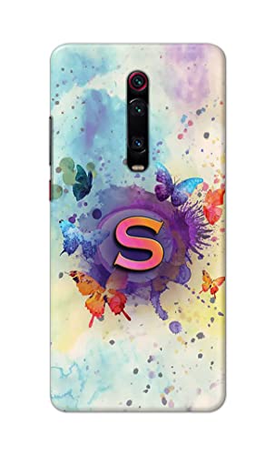 Image of PRINTFIDAA� Printed Hard Back Cover Case for Mi Redmi K20 | Redmi K20 Pro Back Cover (Alphabet S) -2808