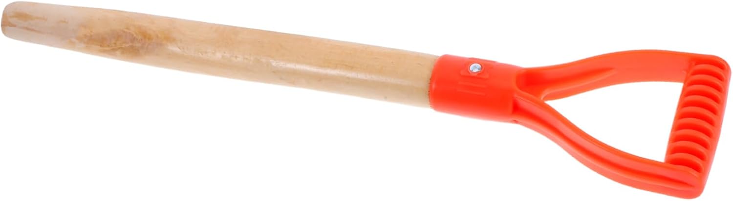 BESPORTBLE Replacement Handle for Garden Shovels Ergonomic Wooden Spade Handle Durable High Strength Replacement for Forks Rakes Comfortable Gardening Tool Accessory