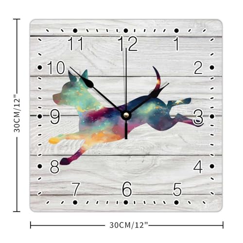 Reloj de Pared Cuadrado de 12 pulgadas en PVC miniatura 2