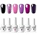 Produktbild Elite99 Nagellack UV Halloween Gel Polish Kit, Allerheiligen UV Lacke Kit 15ML, UV Gel Nägel Set, UV LED Soak Off Gellacke 6stk - 003