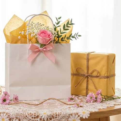 Image of Bobobag 100 Sheets Harvest Gold Tissue Paper 20 inchX14 inch Tissue Paper for Gift Bags, Gift Wrapping Tissue, Christmas Tissue Paper Anniversary Holiday Decoration Arts Craft