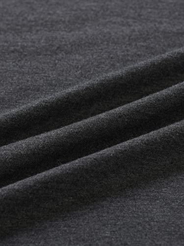 Latuza Women's Floral Nightgown Bamboo Viscose Nightshirt L Dark Gray #TOP5