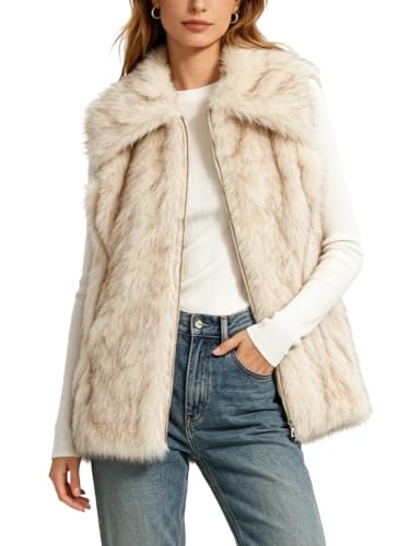 Chaleco de invierno para mujer en felpa suave ideal para exteriores