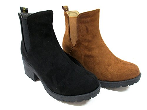 [リズリサ] トレンド先取り靴で、誰よりも早く最旬スタイルに 620 レディース ショートブーツ サイドゴア エンジニアブーツ スエード ラウンドトゥ 通勤靴 ブラックスエード・キャメルスエード (S(22.0/22.5), キャメルスエード)
