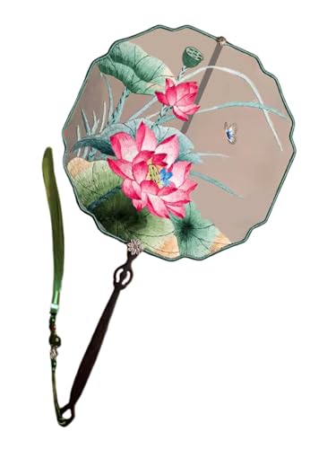 Éventail brodé en soie HangErFeng, le cadeau d'exception pour une femme raffinée