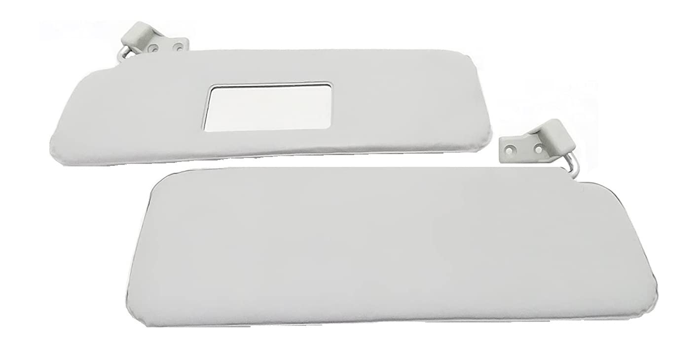 Set 2 Visiera Aletta Parasole Per SJ410 SJ413 SAMURAI SANTANA Pantina copri sole Grigia Sinistra Con Specchio e Destra