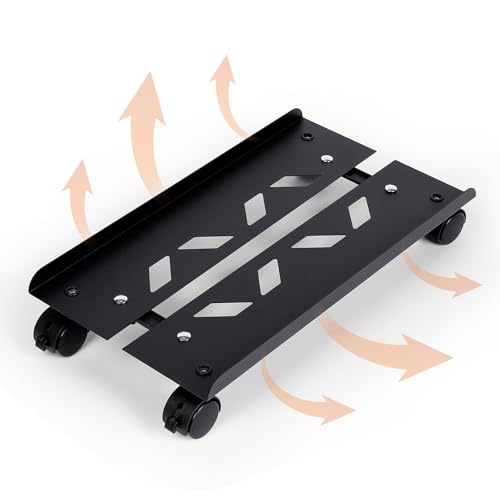Hovadova Metal Computer Tower Stand