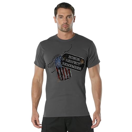 Vêtements unisexe ROTHCO t-shirt coton gris grand confort taille XL