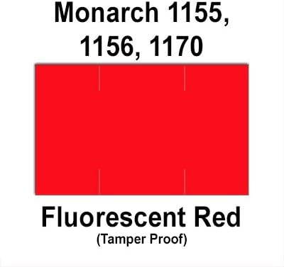 Amazon.com : 128,000 Monarch 1155 Compatible Fluorescent Red ...