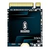 M.2 2230 SSD 256GB NVMe PCIe Gen3.0X4 Internal Solid State Drive, Compatible with Steam Deck,Surface Pro7+/Pro/Pro9/pro X/laptop3/laptop4/laptop Go, Ultrabook(256GB, 2230 Gen3.0)
