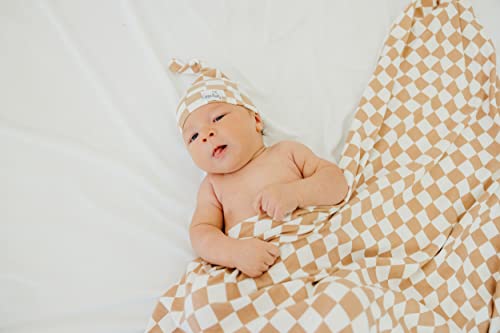 Image of Copper Pearl Swaddle Blankets for Newborns | Soft Stretchy Receiving Blankets for Boys and Girls | Large 46 x 46 Inch Baby Blankets | Lightweight and Breathable Swaddles | Rad