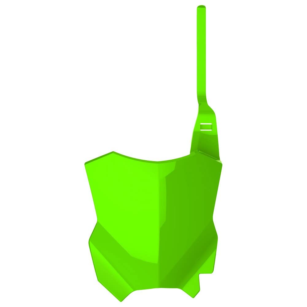 Polisport 8665900006 - Tabella Portanumero Replica Oem Realizzata In Plastica Lucida Resistente E Durevole Compatibile Con Le Moto Kawasaki In Colore Verde - 4