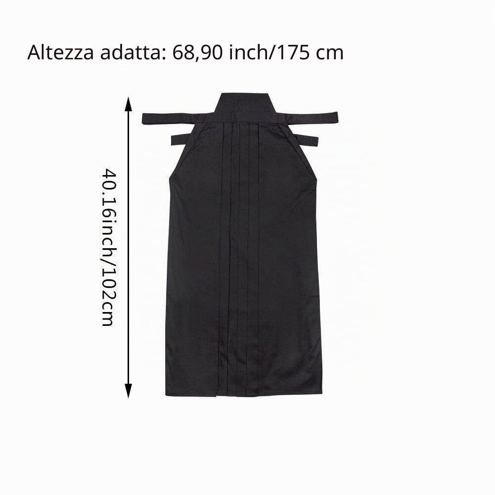 Pantaloni Kendo Hakama Abbigliamento per Arti Marziali Tradizionali Giapponesi Abbigliamento Sportivo Aikido Hapkido Hakama Uniforme per Uomo Donna