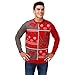 Tampa Bay Buccaneers NFL Mens Busy Block Snowfall Sweater - XL