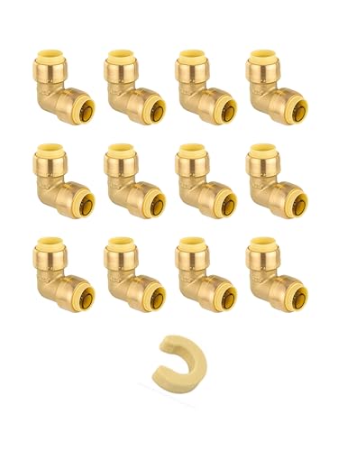 EFIELD 1,27 cm Messing 90-Grad-Winkel 12 Stück