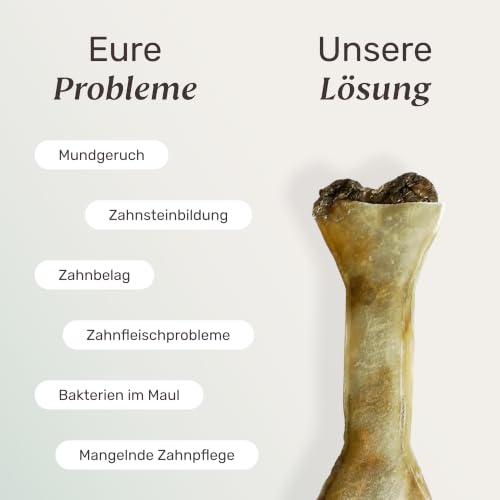 mammaly Fresh Bone+® Zahnpflege-Kauknochen mit Pansen für Hunde (12cm)
