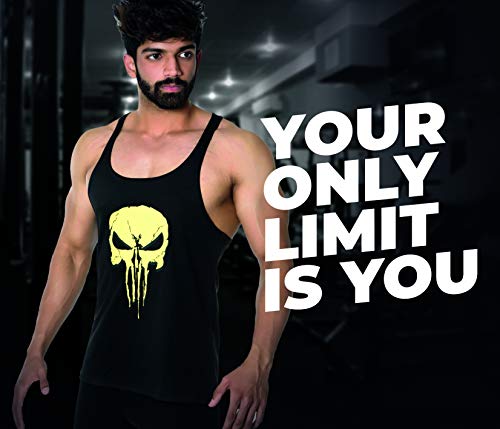 Image of DK Active Wear Men's Solid Slim Fit Exercise & Fitness