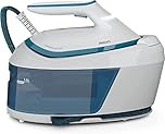 Philips PerfectCare Serie 6000 Generatore Di Vapore - 2400 W, 500 g Di Colpo Di Vapore, 6,5 Bar Di Pressione, Tecnologia OptimalTEMP, Serbatoio Da 1,8 l, Bianco/Blu (PSG6022/20)