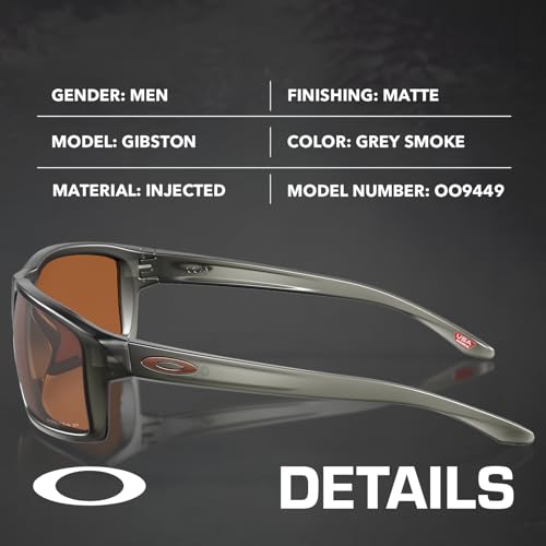 Image of Oakley GIBSTON OO9449 Rectangle Shape Sunglasses With Official Eyewear Kit | Men's Sunglasses