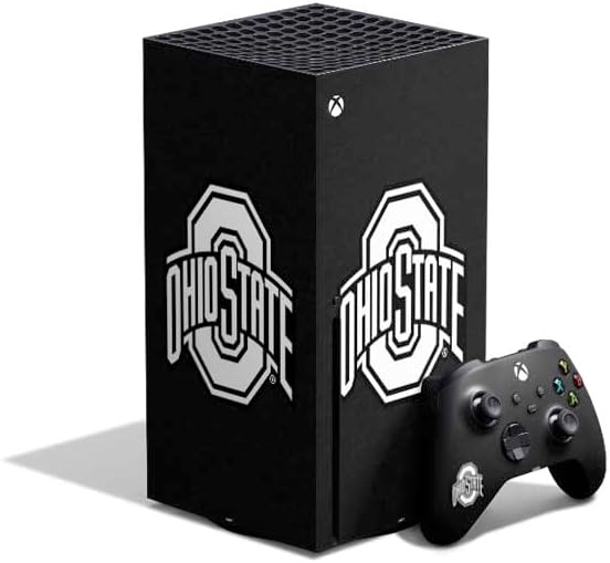 Skinit Decal Gaming Skin Compatible with Xbox Series X Bundle - Officially Licensed Ohio State University Buckeyes Design
