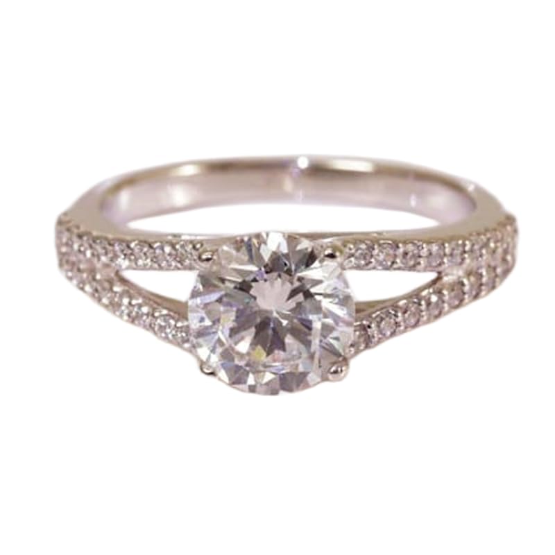 Bague imposante en argent pavée de pierres CZ pour sublimer vos tenues de soirée