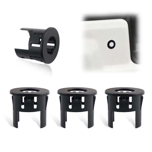 Rear Park Assist Chime Inoperative - 2015-2020 Chevrolet Tahoe 5 4PCS Rear Bumper Parking Assist Sensor Bracket,OEM#25844782 Parking Assist Sensor Mounting Frame Replacement Compatible with Chevrolet Avalanche,Silverado & GM Sierra