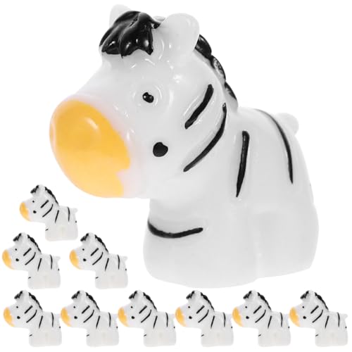 Mini zèbres pour gâteaux figurines de la jungle pour cadeaux d'anniversaire