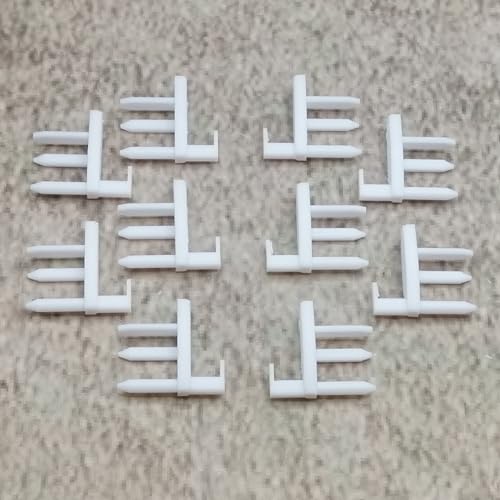 ULEIVA 5 Paar (10 Stck) Endstück Weiss Rastrollo Ersatzteil kompatibel mit Dometic Seitz Rollo 2000 Wohnmobil Caravan Boot (Weiss)