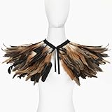 Zoom IMG-2 morluks scialle gotico di piume Zoom IMG-2 morluks scialle gotico di piume