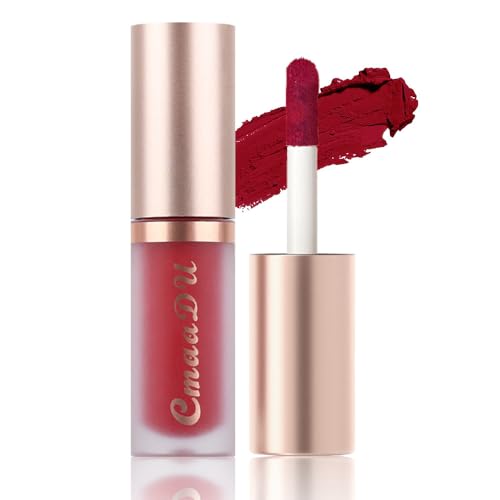 Image of evpct 1Pcs Sexy Red Matte Liquid Lipstick Lip Gloss Glossy Set for Black Women 24 Hour Silky Velvet Lipstick labiales matte larga duracion mate 24 horas originales 11#