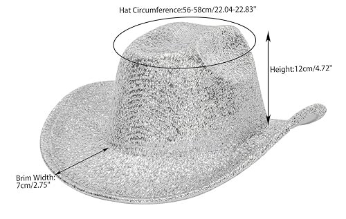 قبعة كاوبوي انيقة من اللباد الصوفي مع حافة مقلوبة للرجال والسيدات، متوفرة مع اربطة زخرفية متعددة ومظهر غربي كلاسيكي (موديل 1)