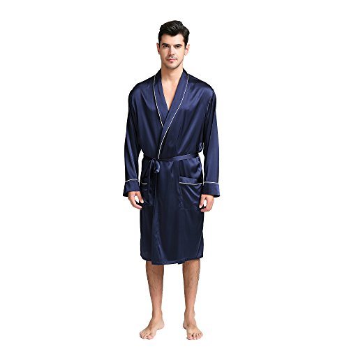 Jasmine Silk Bata de Seda Pura de jazmín Seda de los Hombres Armada Cover