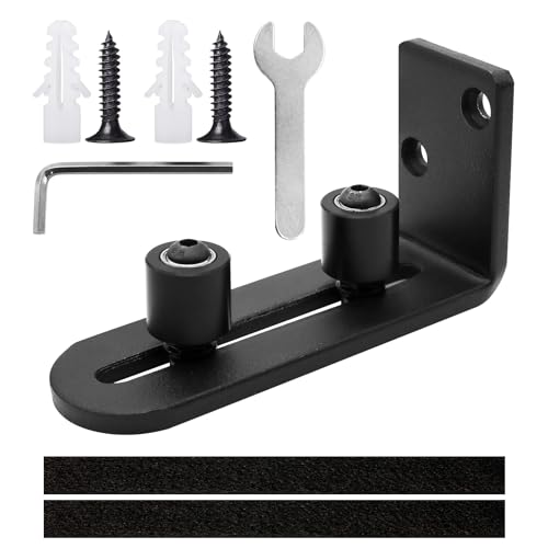 TETEWEVER Schiebetür Bodenführung Einstellbar Bodenführung Wand/Tür...